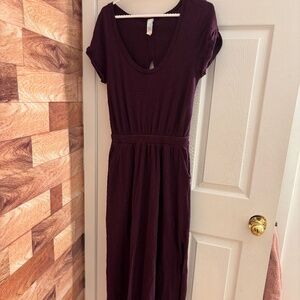 Free people dark purple dress